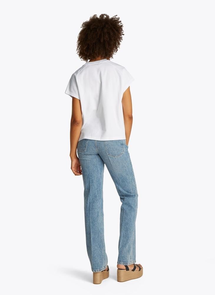 تومي هيلفيغر تيشيرت بياقة دائرية برسومات - Image 2